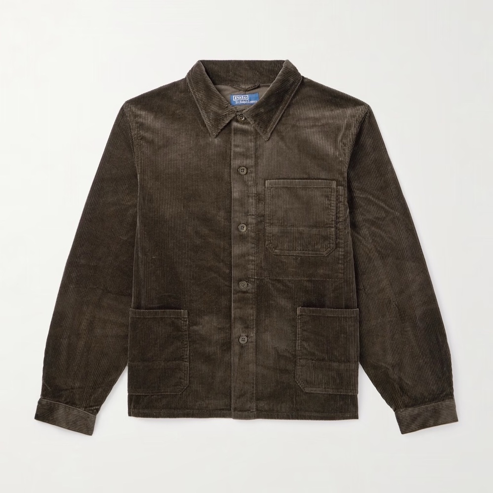 POLO RALPH LAUREN Brown Cotton-Corduroy Field Jacket $250 Size 2XL